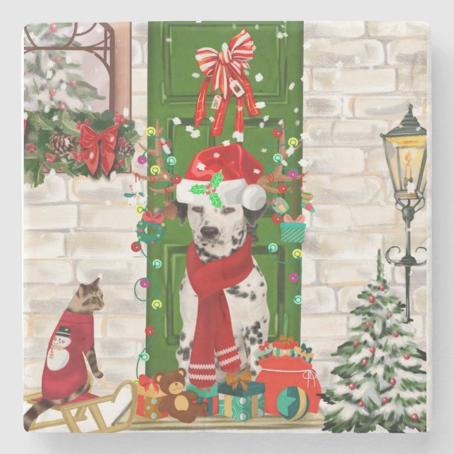 Porta-copo De Pedra Dalmaciano (Frente)