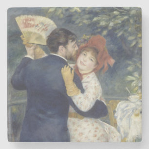 Porta-copo De Pedra Dança do País - Pintura Impressionista Renoir