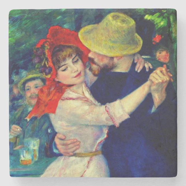 Porta-copo De Pedra Dança em Boudonal Pierre Renoir (Frente)
