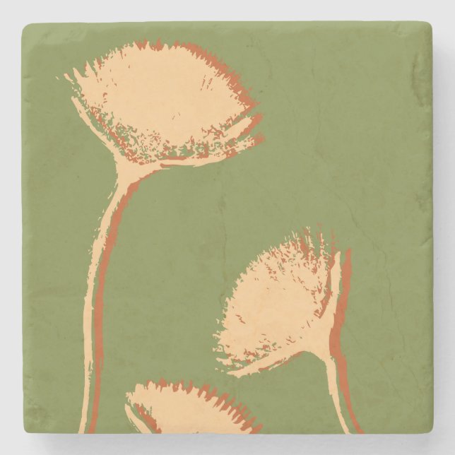 Porta-copo De Pedra Dandelion Pop (Frente)