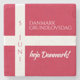 Porta-copo De Pedra Danmark Grundlovsdag Bandeira Dinamarquesa para o 
