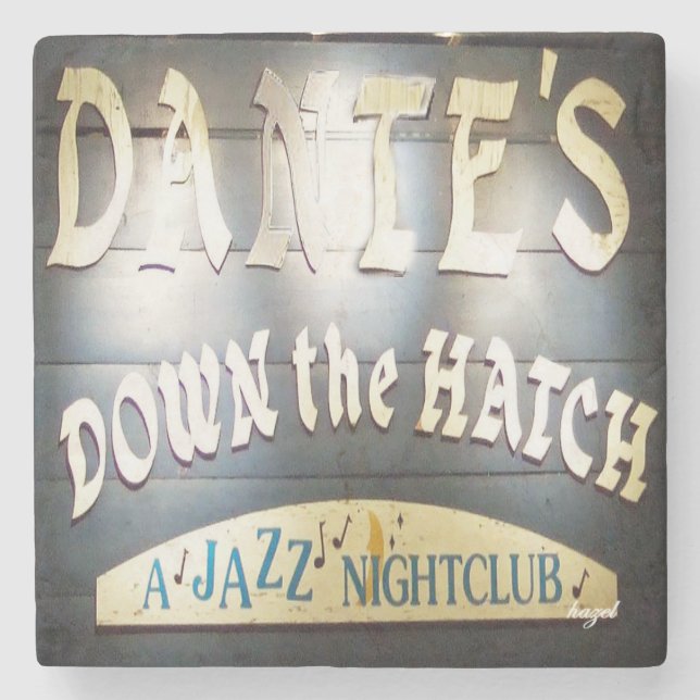Porta-copo De Pedra Dante's Down The Hatch, Dante's Atlanta, Dante's (Frente)