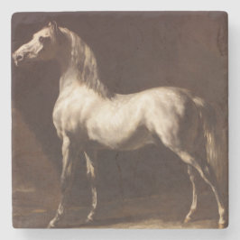 Porta-copo De Pedra Dapple Cinza Horse (por Théodore Géricault)