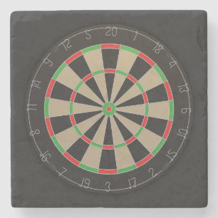Porta-copo De Pedra Dartboard Lover