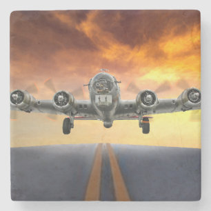 PORTA-COPO DE PEDRA DECOLAGEM DO B-17 FLYING FORTRESS