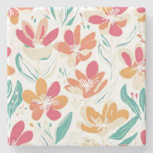 Porta-copo De Pedra Decor de Primavera para Nostálgico de Flores Selva