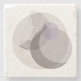 Porta-copo De Pedra Decoração Moderna Neutra Abstrata | Luxo Minimal S