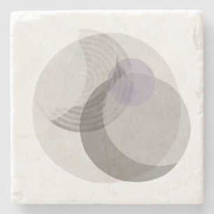 Porta-copo De Pedra Decoração Moderna Neutra Abstrata   Luxo Minimal S