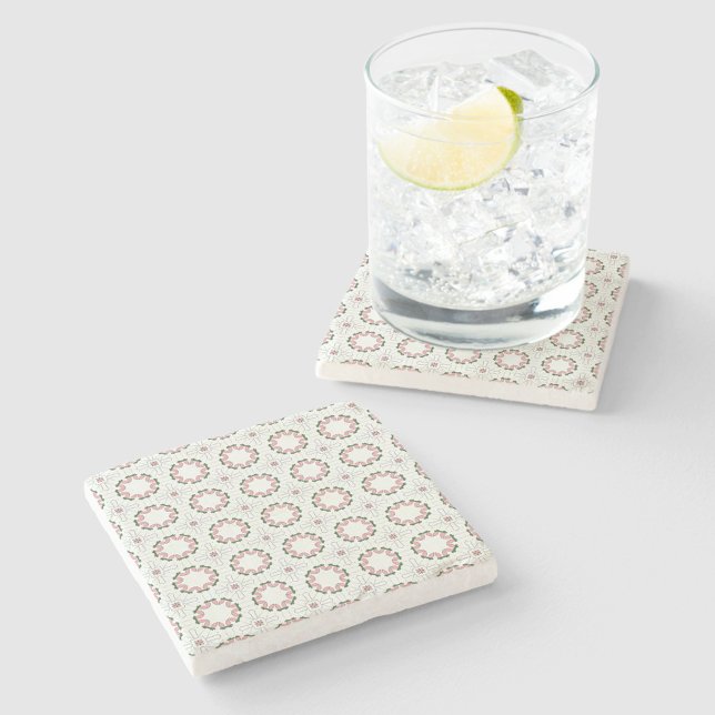 Porta-copo De Pedra decorative  geometric pattern stone coaster  (Criador carregado)
