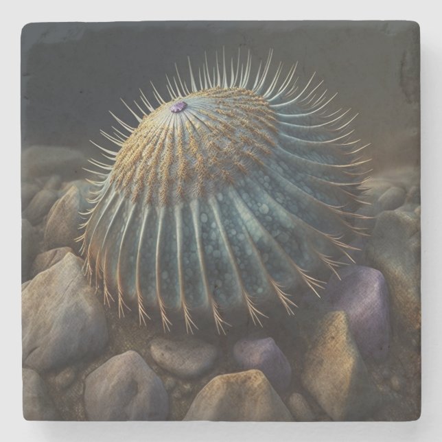 Porta-copo De Pedra Deep Sea Urchin (Frente)