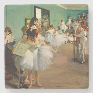 Porta-copo De Pedra Degas Ballet Elegância Suporte de Mármore