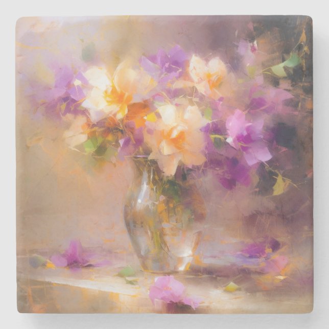 Porta-copo De Pedra Delicar a Vida Estática (Frente)