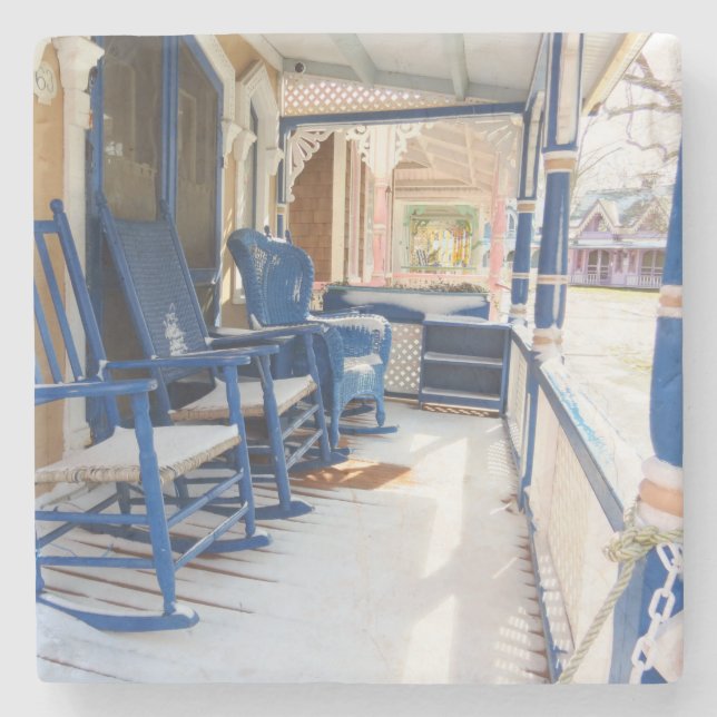 Porta-copo De Pedra Depois da queda de neve - Martha's Vineyard (Frente)