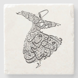 Porta-copo De Pedra Dervish girando