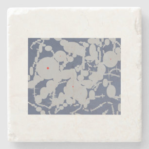 Porta-copo De Pedra desenho abstrato yaei 67273