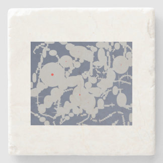 Porta-copo De Pedra desenho abstrato yaei 67273