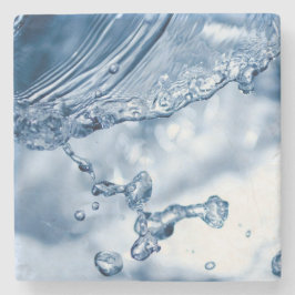 Porta-copo De Pedra Desenho De Água