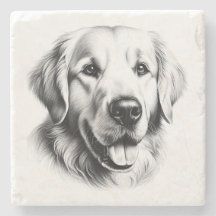 Desenho de Golden Retriever