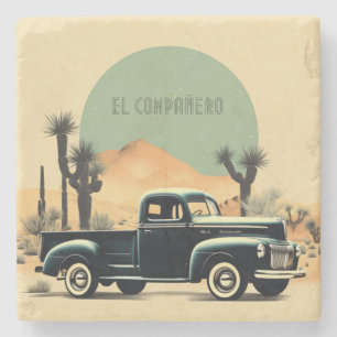 Porta-copo De Pedra Desert Nocturne Voyage