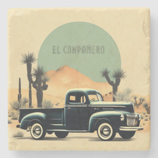 Porta-copo De Pedra Desert Nocturne Voyage