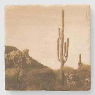Porta-copo De Pedra Deserto na sepia