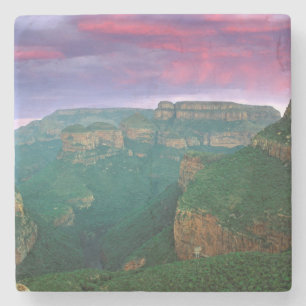 Porta-copo De Pedra Desfiladeiro do rio Blyde ao pôr do sol, África do