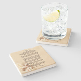 Porta-copo De Pedra Desiderata por Max Ehrmann