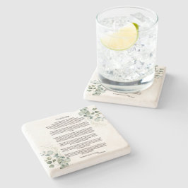 Porta-copo De Pedra Desiderata por Max Ehrmann