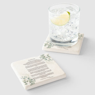 Porta-copo De Pedra Desiderata por Max Ehrmann