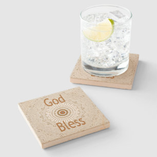 Porta-copo De Pedra Design de arte tradicional africana