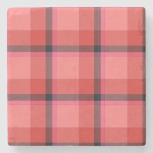 Porta-copo De Pedra Design do Tartan