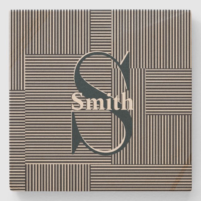 Porta-copo De Pedra Design HAMbyWG Woven (Frente)