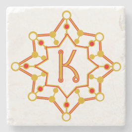 Porta-copo De Pedra Design Personalizado do século de Médio retrô