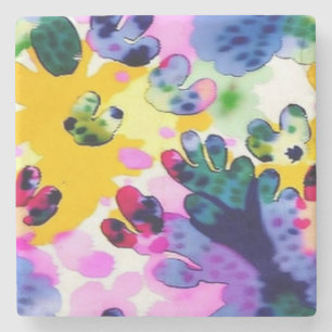 Porta-copo De Pedra Design vívido colorido