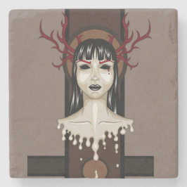 Porta-copo De Pedra Dessous de verre en pierre