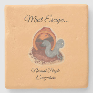 Porta-copo De Pedra Deve Escapar.. A porta copos Da Criatura Potente.