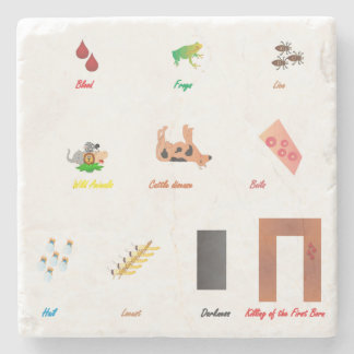 Porta-copo De Pedra Dez pragas