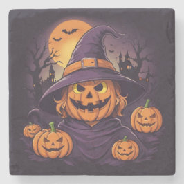 Porta-copo De Pedra Dia das Bruxas-