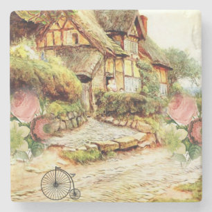 Porta-copo De Pedra Dia de as mães Marble Stone Porta copos Vitoriano