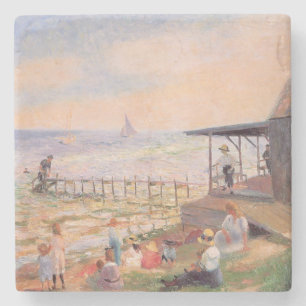 Porta-copo De Pedra Dia do Sol na Praia