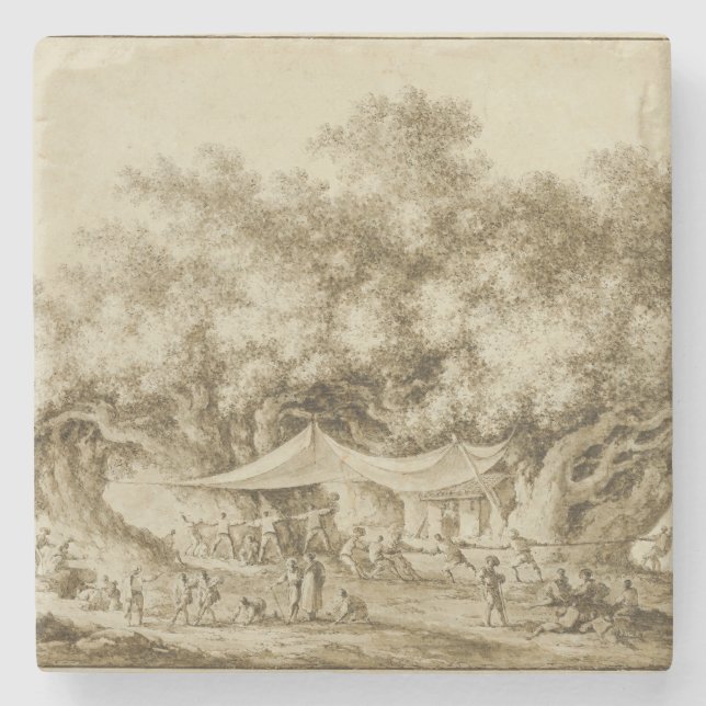 Porta-copo De Pedra dias coloniais (Frente)