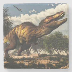 Porta-copo De Pedra Dinossauro do rex do tiranossauro e seus ovos