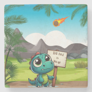 Porta-copo De Pedra dinossauro fofo, engraçado