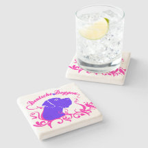 Dogues Alemães Logotipo Azul Magenta