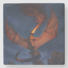 Porta-copo De Pedra Dragon Roar