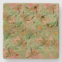 Porta-copo De Pedra Dragonfly Cotton Candy