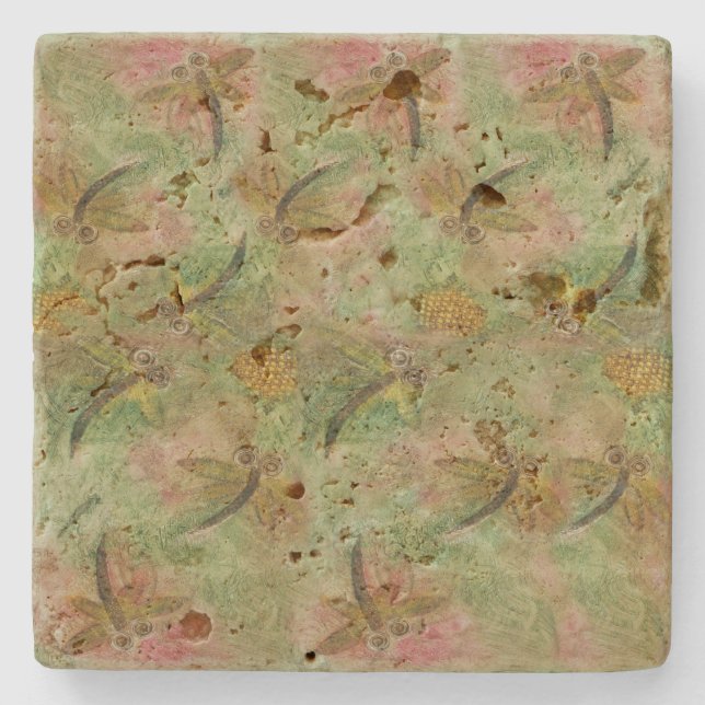 Porta-copo De Pedra Dragonfly Cotton Candy (Frente)