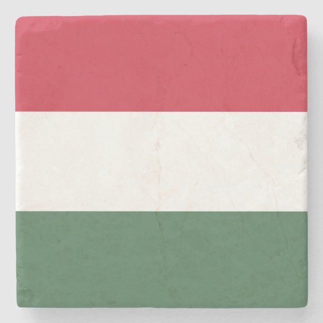 Porta-copo De Pedra Drapeau Hongrie tricolore (Frente)