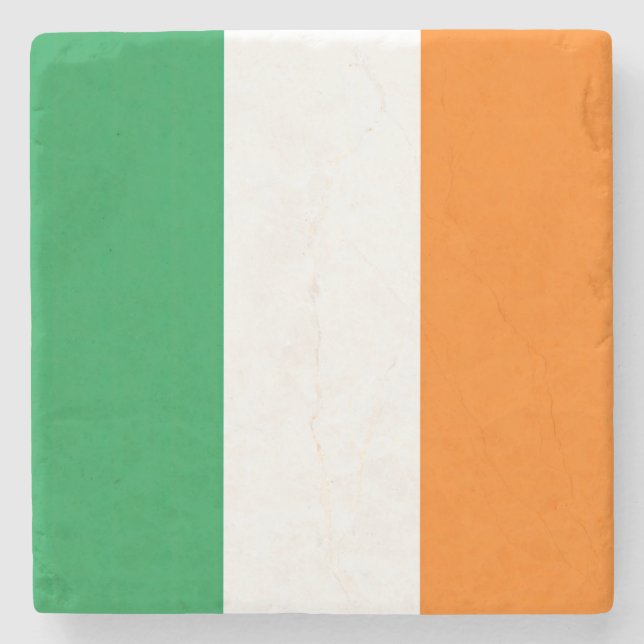 Porta-copo De Pedra Drapeau Irlande Tricolore (Frente)