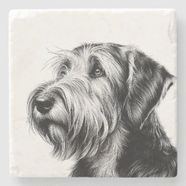Porta-copo De Pedra Drawing Otterhound